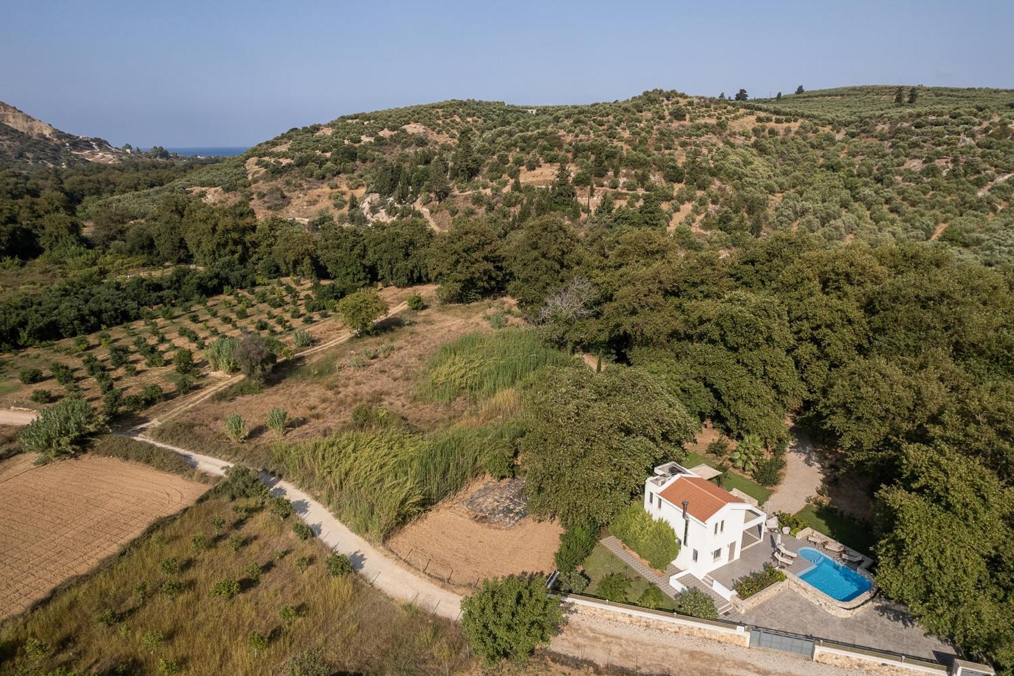 Villa Nature, Heated Pool Kalyves Exterior photo