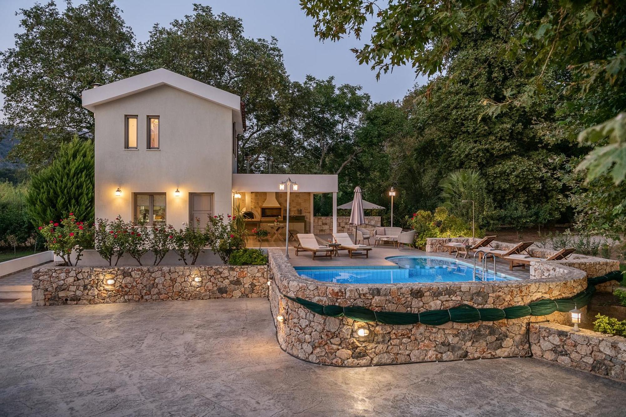 Villa Nature, Heated Pool Kalyves Exterior photo